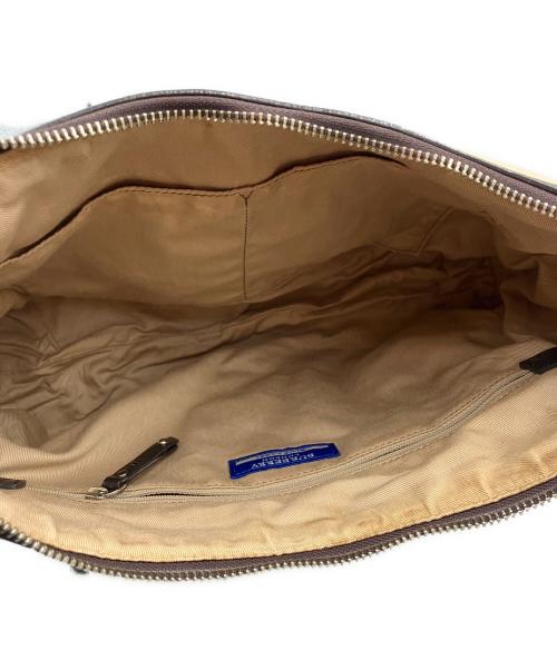 BURBERRY BLUE LABEL（バーバリー ブルー レーベル）BURBERRY BLUE LABEL (バーバリー ブルー レーベル) ショルダーバッグ ベージュ×ダークブラウンの古着・服飾アイテム