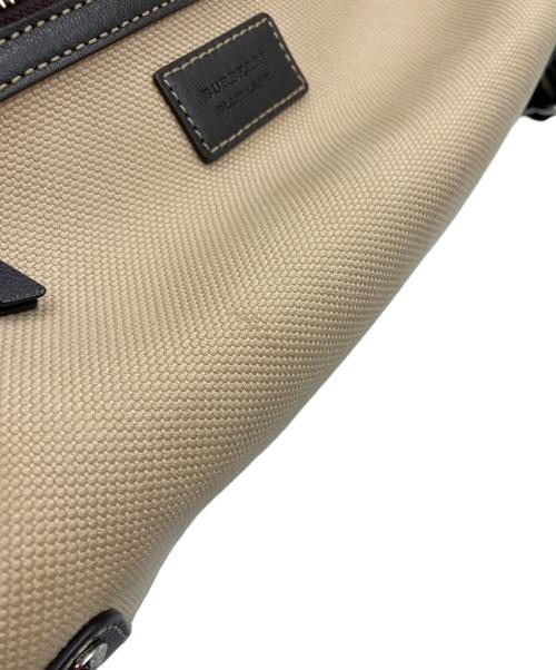 BURBERRY BLUE LABEL（バーバリー ブルー レーベル）BURBERRY BLUE LABEL (バーバリー ブルー レーベル) ショルダーバッグ ベージュ×ダークブラウンの古着・服飾アイテム