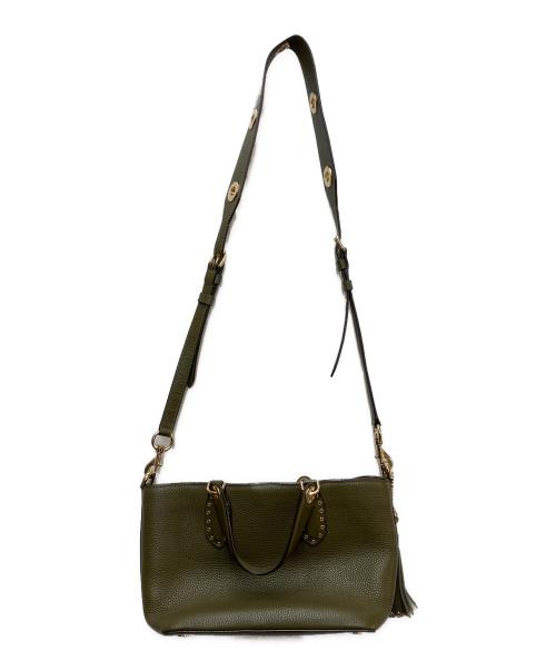 MICHAEL KORS（マイケル・コース）MICHAEL KORS (マイケル・コース) 2WAYバッグ オリーブの古着・服飾アイテム