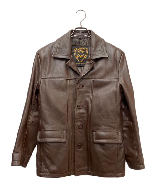 SUPERIOR leather（スーペリア レザー）SUPERIOR leather (スーペリア レザー) レザージャケット ブラウン サイズ:SIZE 不明の古着・服飾アイテム