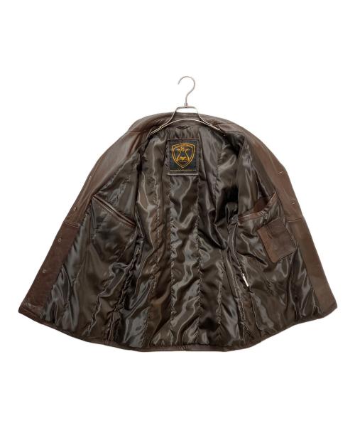 SUPERIOR leather（スーペリア レザー）SUPERIOR leather (スーペリア レザー) レザージャケット ブラウン サイズ:SIZE 不明の古着・服飾アイテム