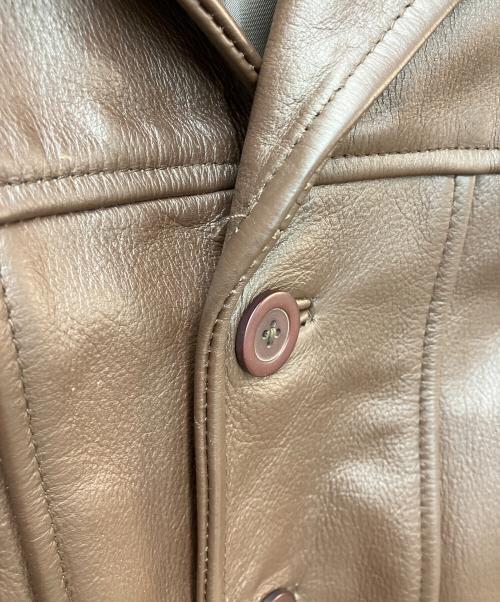 SUPERIOR leather（スーペリア レザー）SUPERIOR leather (スーペリア レザー) レザージャケット ブラウン サイズ:SIZE 不明の古着・服飾アイテム