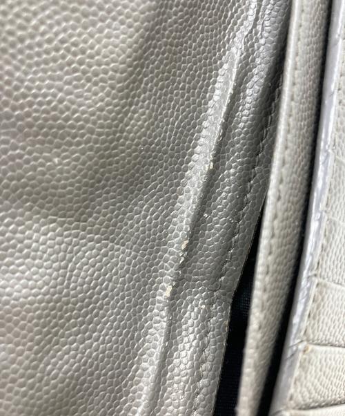 Saint Laurent Paris（サンローランパリ）Saint Laurent Paris (サンローランパリ) オーガナイザーウォレット グレーの古着・服飾アイテム
