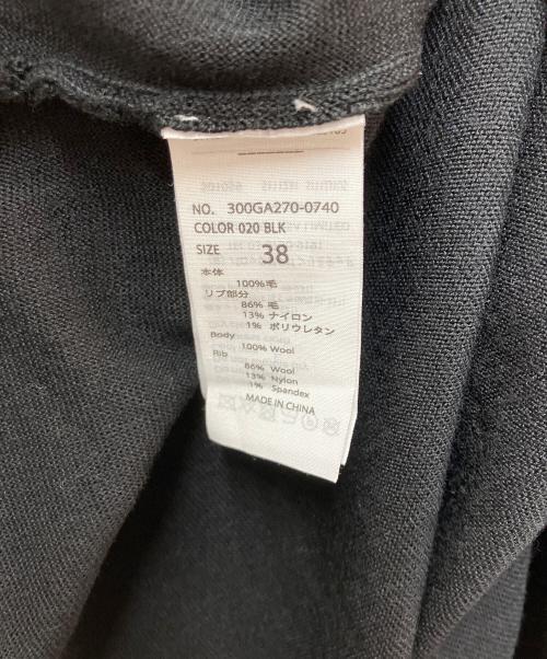 ENFOLD（エンフォルド）ENFOLD (エンフォルド) 薄手カーディガン ブラック サイズ:SIZE 38の古着・服飾アイテム