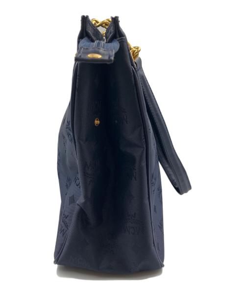 MCM（エムシーエム）MCM (エムシーエム) トートバッグ ネイビーの古着・服飾アイテム