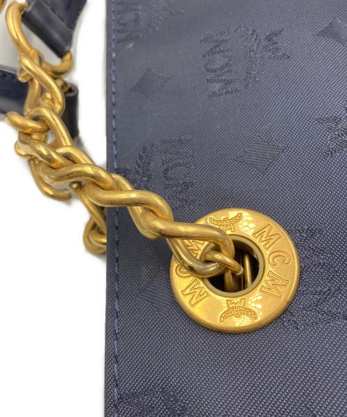 MCM（エムシーエム）MCM (エムシーエム) トートバッグ ネイビーの古着・服飾アイテム