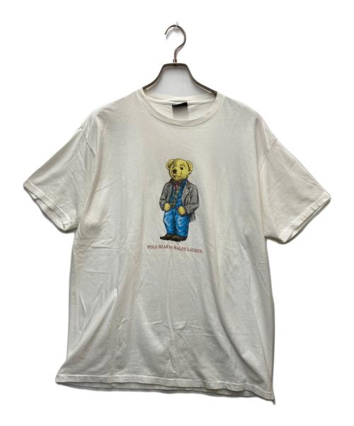 POLO RALPH LAUREN（ポロ・ラルフローレン）POLO RALPH LAUREN (ポロ・ラルフローレン) 半袖カットソー ホワイト サイズ:SIZE Lの古着・服飾アイテム