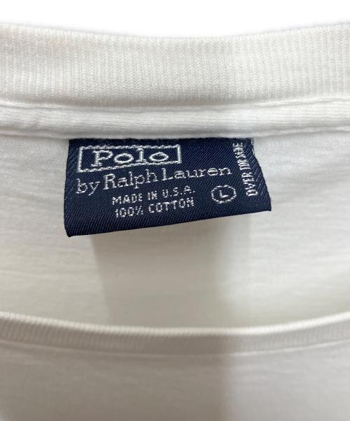 POLO RALPH LAUREN（ポロ・ラルフローレン）POLO RALPH LAUREN (ポロ・ラルフローレン) 半袖カットソー ホワイト サイズ:SIZE Lの古着・服飾アイテム