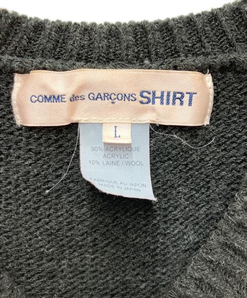 COMME des GARCONS（コムデギャルソン）COMME des GARCONS (コムデギャルソン) 厚手カーディガン ブラック サイズ:Lの古着・服飾アイテム