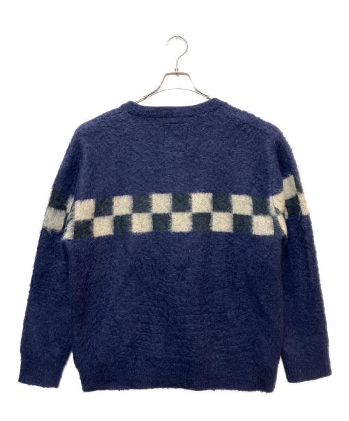 SEVESKIG（セヴシグ）SEVESKIG (セヴシグ) 厚手カーディガン ネイビー サイズ:Ｍの古着・服飾アイテム