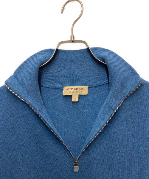 BURBERRY（バーバリー）BURBERRY (バーバリー) 薄手ニット ブルー サイズ:XLの古着・服飾アイテム