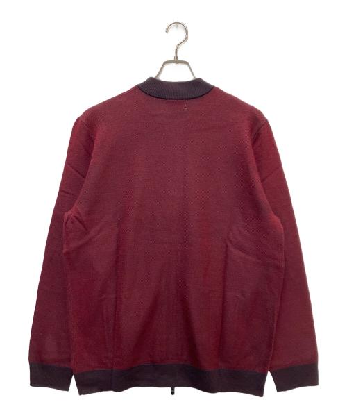 Calvin Klein（カルバンクライン）Calvin Klein (カルバンクライン) ニットジャケット レッド サイズ:SIZE XLの古着・服飾アイテム