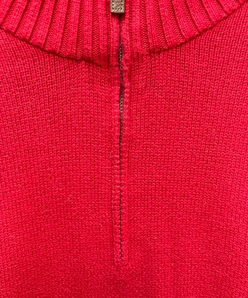 POLO RALPH LAUREN（ポロ・ラルフローレン）POLO RALPH LAUREN (ポロ・ラルフローレン) 厚手ニット レッド サイズ:Lの古着・服飾アイテム