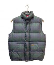 POLO RALPH LAUREN（ポロ・ラルフローレン）の古着「ダウンベスト」｜グリーン×ネイビー
