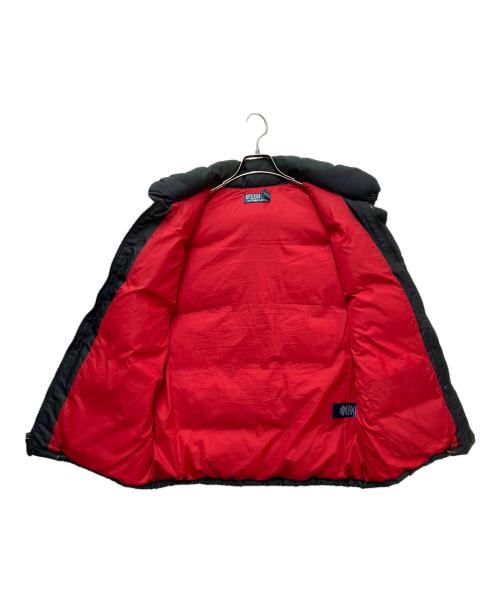 POLO RALPH LAUREN（ポロ・ラルフローレン）POLO RALPH LAUREN (ポロ・ラルフローレン) ダウンベスト グリーン×ネイビー サイズ:Lの古着・服飾アイテム