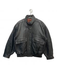 URBAN（アーバン）の古着「レザージャケット」｜ブラック