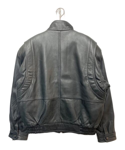 URBAN（アーバン）URBAN (アーバン) レザージャケット ブラック サイズ:38の古着・服飾アイテム