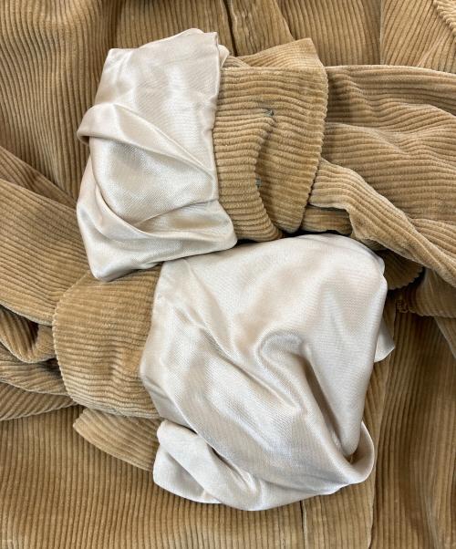 JACK NICKLAUS（ジャック ニクラス）JACK NICKLAUS (ジャック ニクラス) GLENEAGLES (グレンイーグルス) コーデュロイジャケット カーキ×グリーン サイズ:42の古着・服飾アイテム