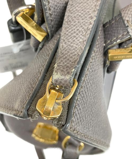 GIORGIO ARMANI（ジョルジョアルマーニ）GIORGIO ARMANI (ジョルジョアルマーニ) 2WAYショルダーバッグ グレーの古着・服飾アイテム