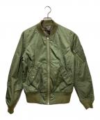 ALPHA INDUSTRIES INC.アルファインダストリーズ）の古着「リバーシブルブルゾン」｜オリーブ