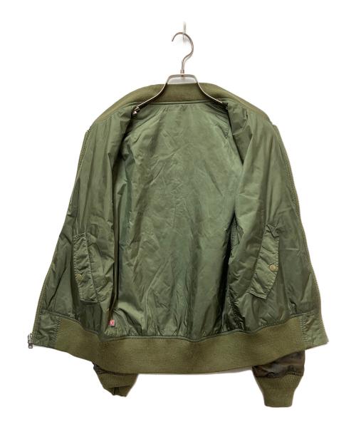 ALPHA INDUSTRIES INC.（アルファインダストリーズ）ALPHA INDUSTRIES INC. (アルファインダストリーズ) リバーシブルブルゾン オリーブ サイズ:Mの古着・服飾アイテム