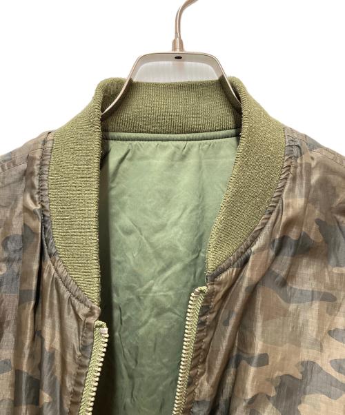 ALPHA INDUSTRIES INC.（アルファインダストリーズ）ALPHA INDUSTRIES INC. (アルファインダストリーズ) リバーシブルブルゾン オリーブ サイズ:Mの古着・服飾アイテム