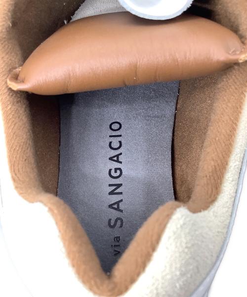 Sangacio（サンガッチョ）Sangacio (サンガッチョ) Blandalised スニーカー ホワイト サイズ:US7の古着・服飾アイテム