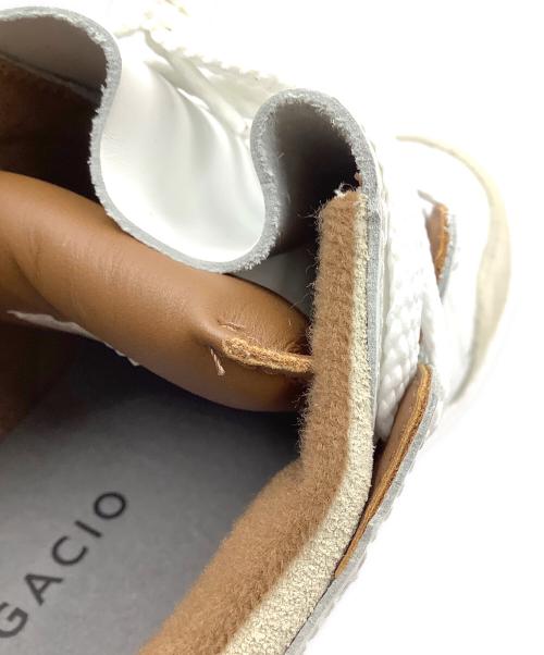 Sangacio（サンガッチョ）Sangacio (サンガッチョ) Blandalised スニーカー ホワイト サイズ:US7の古着・服飾アイテム