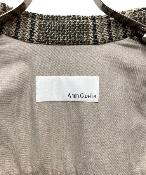 Whim Gazette（ウィムガゼット）Whim Gazette (ウィムガゼット) ウールジャケット グレー サイズ:FREEの古着・服飾アイテム