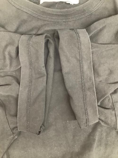 maison kitsune（メゾンキツネ）maison kitsune (メゾンキツネ) 半袖カットソー ブラック サイズ:32の古着・服飾アイテム