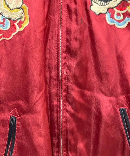 satori（サトリ）satori (サトリ) リバーシブルスカジャン ブラック×レッド サイズ:Lの古着・服飾アイテム