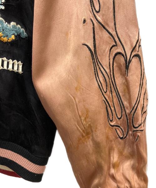 satori（サトリ）satori (サトリ) リバーシブルスカジャン ブラック×レッド サイズ:Lの古着・服飾アイテム