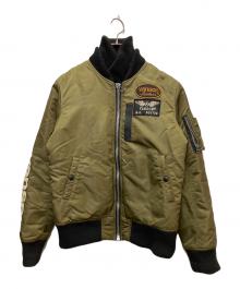 VANSON（バンソン）の古着「フライトジャケット」｜オリーブ