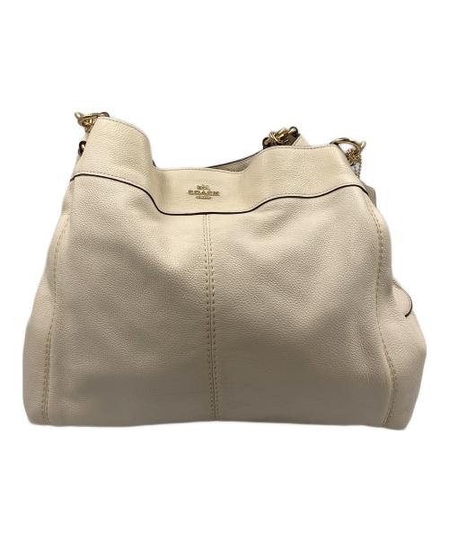 COACH（コーチ）COACH (コーチ) ハンドバッグ ホワイトの古着・服飾アイテム