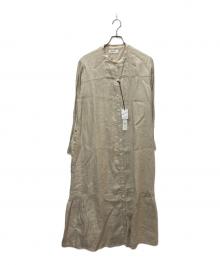 Natural by clip（ナチュラル バイ クリップ）の古着「長袖ワンピース」｜ホワイト