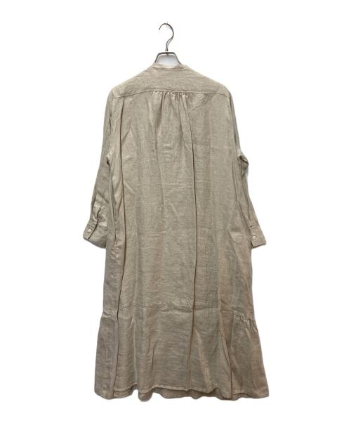 Natural by clip（ナチュラル バイ クリップ）Natural by clip (ナチュラル バイ クリップ) 長袖ワンピース ホワイト サイズ:SIZE Freeの古着・服飾アイテム