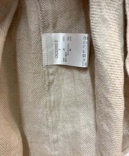 Natural by clip（ナチュラル バイ クリップ）Natural by clip (ナチュラル バイ クリップ) 長袖ワンピース ホワイト サイズ:SIZE Freeの古着・服飾アイテム