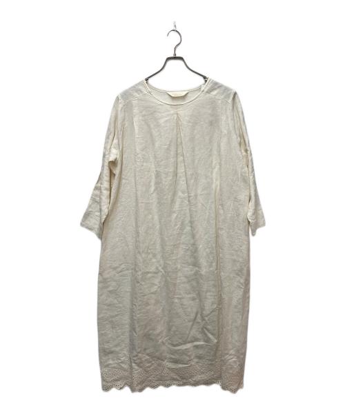 studio clip（スタジオクリップ）studio clip (スタジオクリップ) 長袖ワンピース ホワイト サイズ:FREEの古着・服飾アイテム