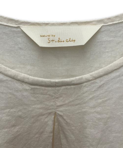 studio clip（スタジオクリップ）studio clip (スタジオクリップ) 長袖ワンピース ホワイト サイズ:FREEの古着・服飾アイテム