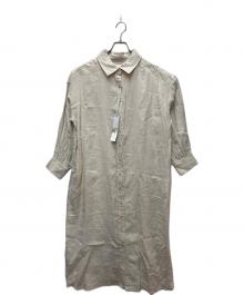 Natural by clip（ナチュラル バイ クリップ）の古着「長袖ワンピース」｜ホワイト