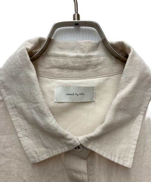 Natural by clip（ナチュラル バイ クリップ）Natural by clip (ナチュラル バイ クリップ) 長袖ワンピース ホワイト サイズ:FREEの古着・服飾アイテム