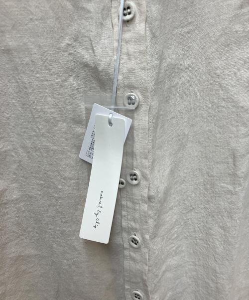 Natural by clip（ナチュラル バイ クリップ）Natural by clip (ナチュラル バイ クリップ) 長袖ワンピース ホワイト サイズ:FREEの古着・服飾アイテム