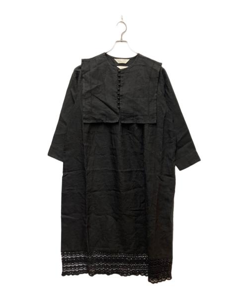 Natural by clip（ナチュラル バイ クリップ）Natural by clip (ナチュラル バイ クリップ) 長袖ワンピース ブラック サイズ:Free 未使用品の古着・服飾アイテム