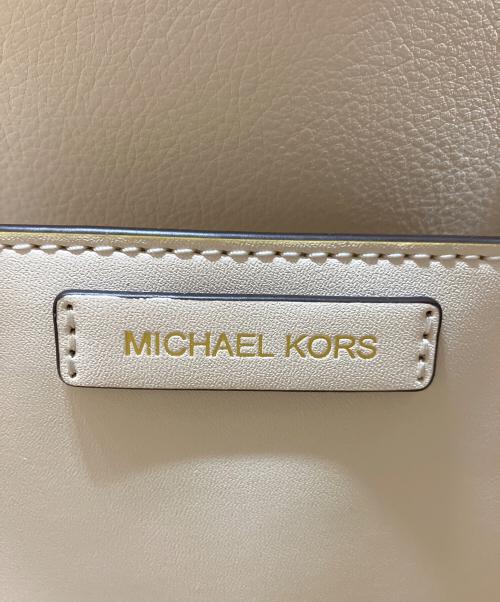MICHAEL KORS（マイケル・コース）MICHAEL KORS (マイケル・コース) トートバッグ ホワイトの古着・服飾アイテム