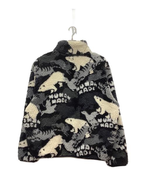 HUMAN MADE（ヒューマンメイド）HUMAN MADE (ヒューマンメイド) フリースジャケット グレー サイズ:46の古着・服飾アイテム