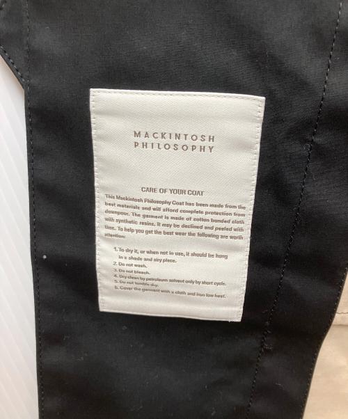 MACKINTOSH PHILOSOPHY（マッキントッシュ フィロソフィー）MACKINTOSH PHILOSOPHY (マッキントッシュ フィロソフィー) ステンカラーコート ブラック サイズ:36の古着・服飾アイテム