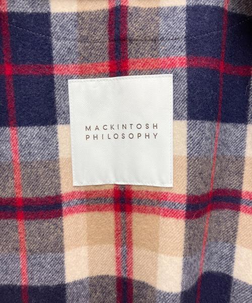 MACKINTOSH PHILOSOPHY（マッキントッシュ フィロソフィー）MACKINTOSH PHILOSOPHY (マッキントッシュ フィロソフィー) ステンカラーコート ブラック サイズ:36の古着・服飾アイテム