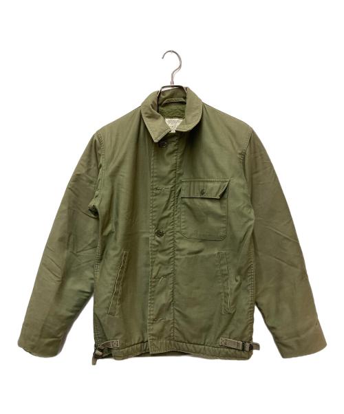 U'S NAVY（ユーエスネイビー）U'S NAVY (アメリカ海軍) ジャケット カーキ サイズ:36の古着・服飾アイテム