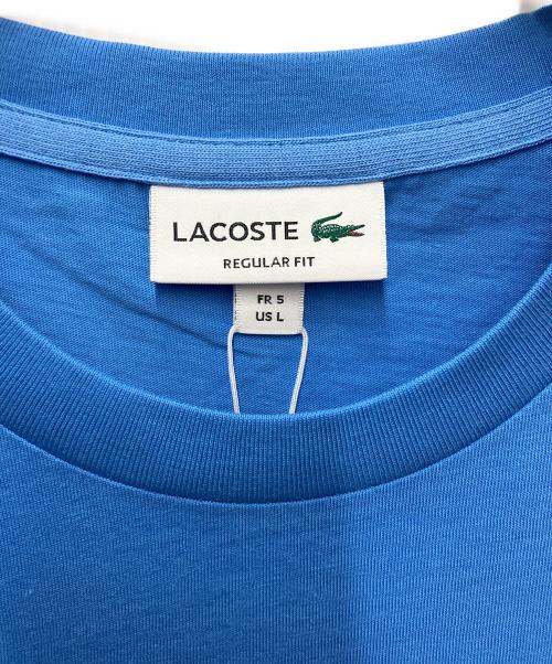 LACOSTE（ラコステ）LACOSTE (ラコステ) 半袖カットソー ブルー サイズ:L 未使用品の古着・服飾アイテム