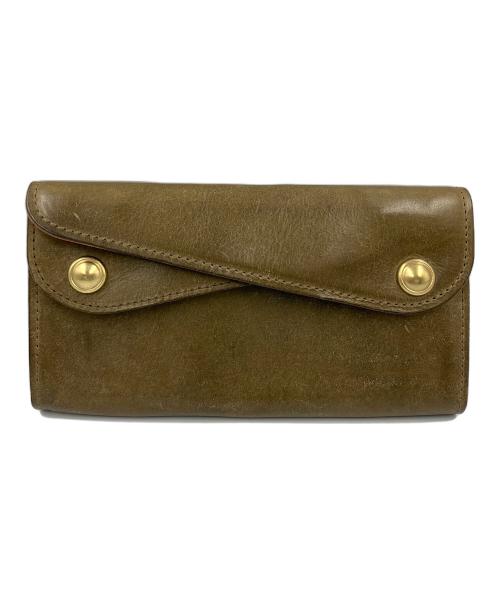 BEERBELLY（ビアベリー）BEERBELLY (ビアベリー) 長財布 オリーブの古着・服飾アイテム